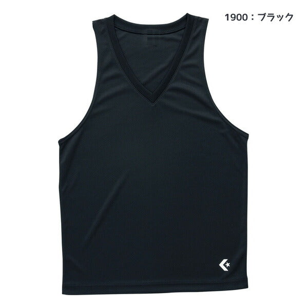 【ショップ限定エントリーでさらに+9倍】【ネコポス送料無料】コンバースCONVERSEメンズタンクトップノースリーブインナーシャツバスケアンダーウェア吸汗速乾UVカットCB231703
