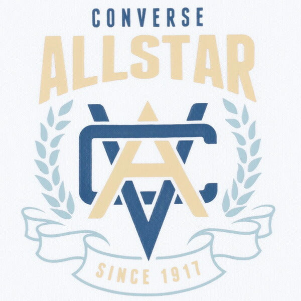 【ネコポス送料無料】コンバースCONVERSEメンズレディースバスケットボールゲームシャツ前中央エンブレム背文字CB251355プリントTシャツ半袖