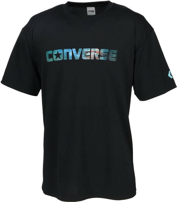 【ネコポス送料無料】コンバースCONVERSEバスケシャツメンズレディース5SプリントTシャツ半袖CB251361