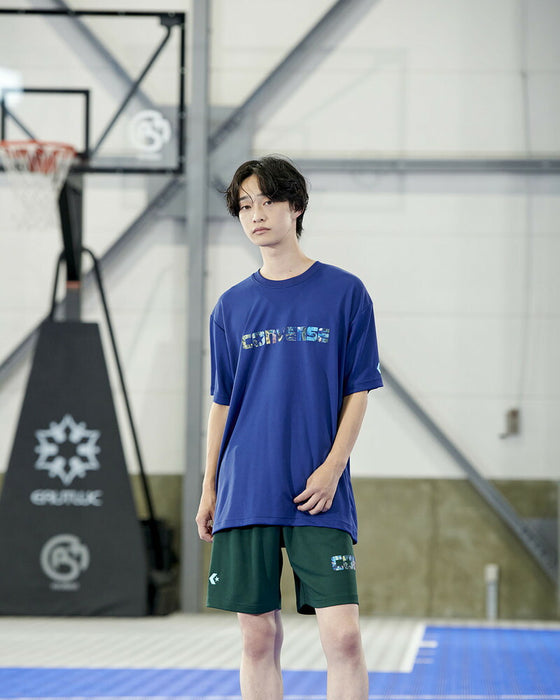 【ネコポス送料無料】コンバースCONVERSEバスケシャツメンズレディース5SプリントTシャツ半袖CB251361