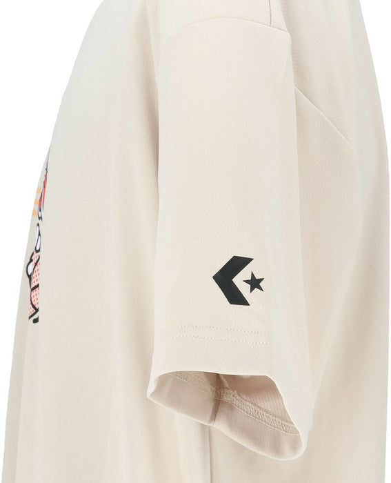 【ネコポス送料無料】コンバースCONVERSEバスケットボールメンズ6SプリントTシャツ半袖CB2613591100