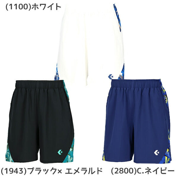 コンバースCONVERSEバスケットボールメンズプラクティスパンツ(ポケット付き)ハーフパンツCB2618591100