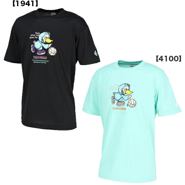 【ネコポス送料無料】コンバースCONVERSE半袖プリントTシャツバスケットボールメンズレディースCB262361