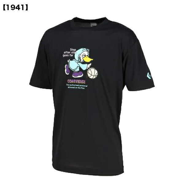 【ネコポス送料無料】コンバースCONVERSE半袖プリントTシャツバスケットボールメンズレディースCB262361