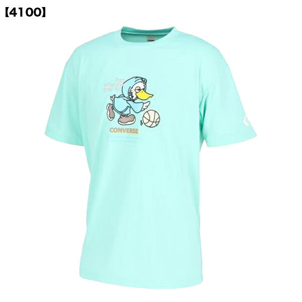 【ネコポス送料無料】コンバースCONVERSE半袖プリントTシャツバスケットボールメンズレディースCB262361