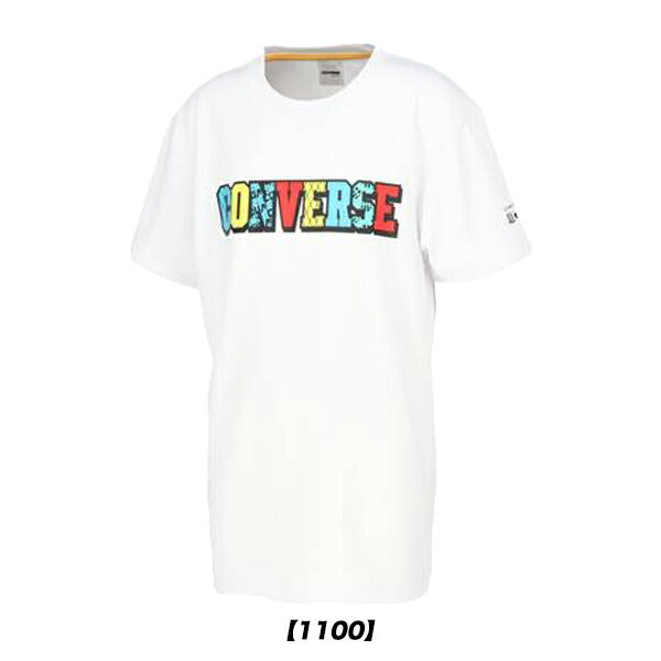 【ショップ限定エントリーでさらに+9倍】【ネコポス送料無料】コンバースCONVERSEJRプリントTシャツバスケットボール半袖シャツプラシャツミニバスCB441351