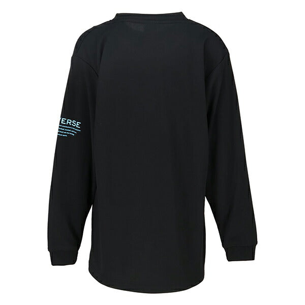 コンバースCONVERSEジュニアプリントTシャツミニバスバスケットボールウェア吸汗速乾ロンT長袖CB442355L-1