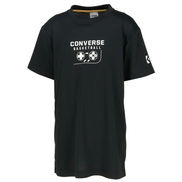 【ネコポス送料無料】コンバースCONVERSEジュニアバスケットボールゲームシャツGAMEグラフィックCB451352プリントTシャツ半袖