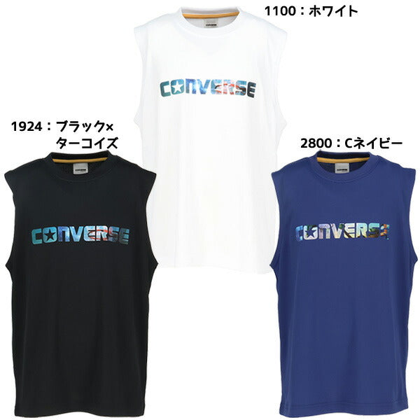 【ネコポス送料無料】コンバースCONVERSEジュニアバスケゲームシャツJr.プリントノースリーブシャツノースリーブ3Dテンシャ子供CB451353