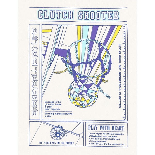 【ネコポス送料無料】コンバースCONVERSEジュニアバスケゲームシャツJr.プリントTシャツ全胸縦長ライングラフィック半袖子供CB451357