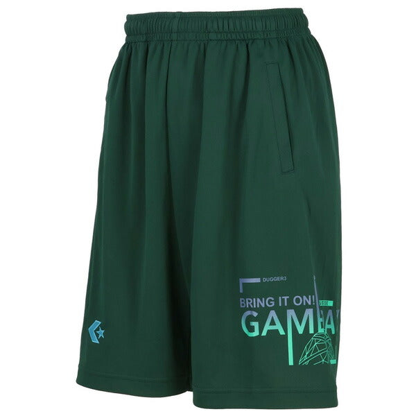 コンバースCONVERSEジュニアバスケットボールゲームパンツ全胸gamedayCB451851プラクティスパンツポケット付き