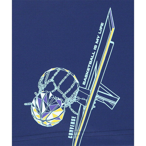 【ショップ限定エントリーでさらに+9倍】コンバースCONVERSEジュニアバスケゲームパンツJr.プラクティスパンツポケット付き左裾ライングラフィック子供CB451857