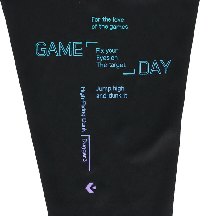 【ネコポス送料無料】コンバースCONVERSEバスケットボールジュニアJRプリントロングスリーブシャツ長袖ロングTシャツCB452355L