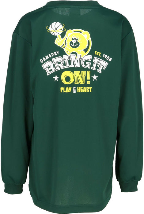 【ネコポス送料無料】コンバースCONVERSEバスケットボールジュニアJRプリントロングスリーブシャツ長袖ロングTシャツCB452360L