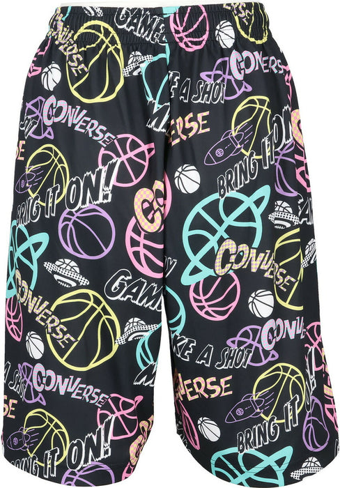 CONVERSEコンバースバスケゲームパンツジュニアJr.プラクティスパンツポケット付きCB452856