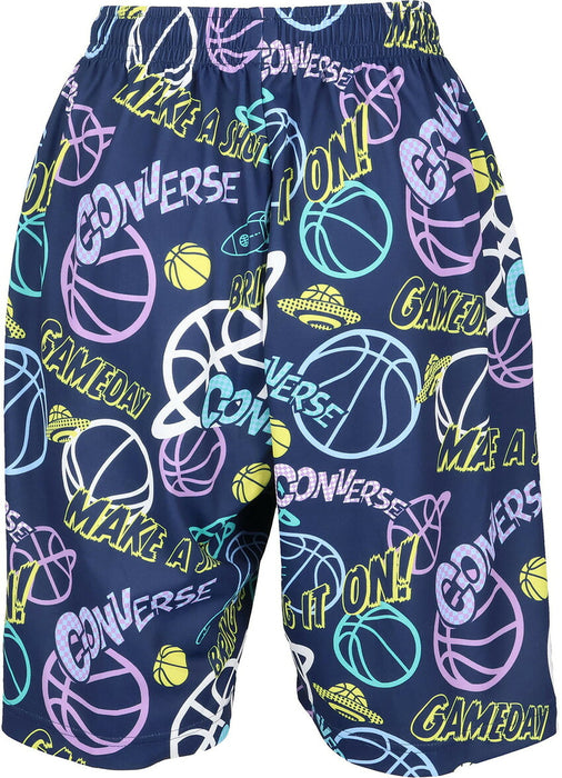 CONVERSEコンバースバスケゲームパンツジュニアJr.プラクティスパンツポケット付きCB452856