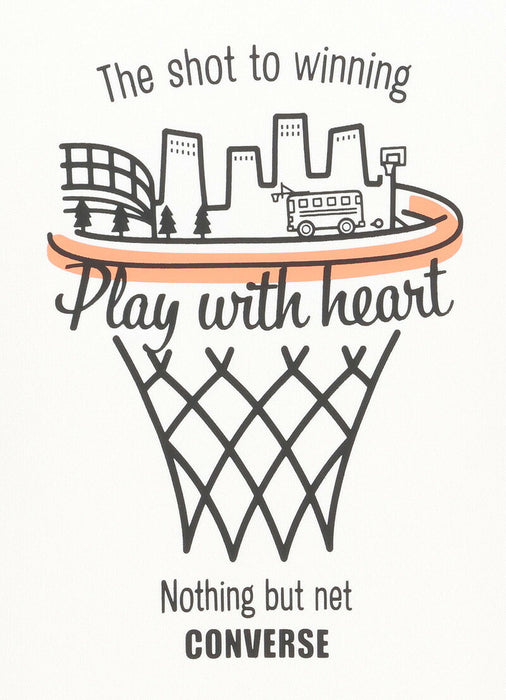 【ネコポス送料無料】コンバースCONVERSEバスケットボールジュニアJr.プリントTシャツ半袖CB4613511100