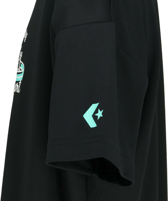 【ネコポス送料無料】コンバースCONVERSEバスケットボールジュニアJr.プリントTシャツ半袖CB4613511100