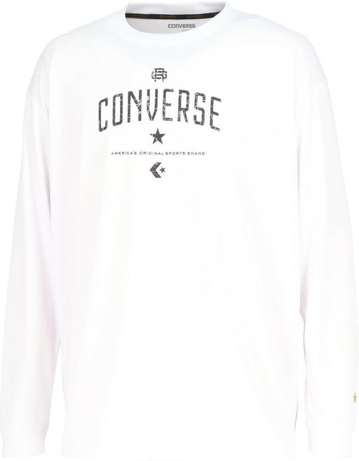 【ネコポス送料無料】コンバースCONVERSEバスケットボールメンズレディースゴールドシリーズプリントロングスリーブシャツ長袖ロンTCBG252354L