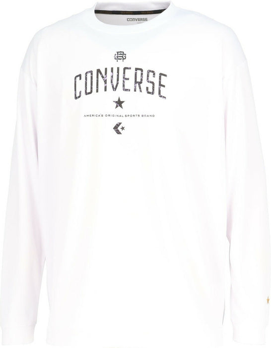 【ネコポス送料無料】コンバースCONVERSEバスケットボールメンズレディースゴールドシリーズプリントロングスリーブシャツ長袖ロンTCBG252354L