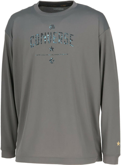 【ネコポス送料無料】コンバースCONVERSEバスケットボールメンズレディースゴールドシリーズプリントロングスリーブシャツ長袖ロンTCBG252354L