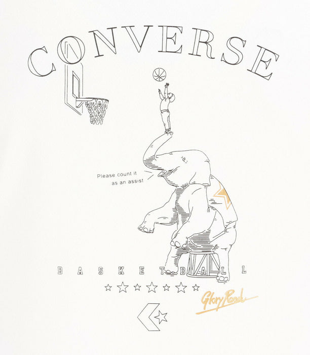 【ネコポス送料無料】コンバースCONVERSEバスケットボールメンズレディースゴールドシリーズプリントロングスリーブシャツ長袖ロンTCBG252356L