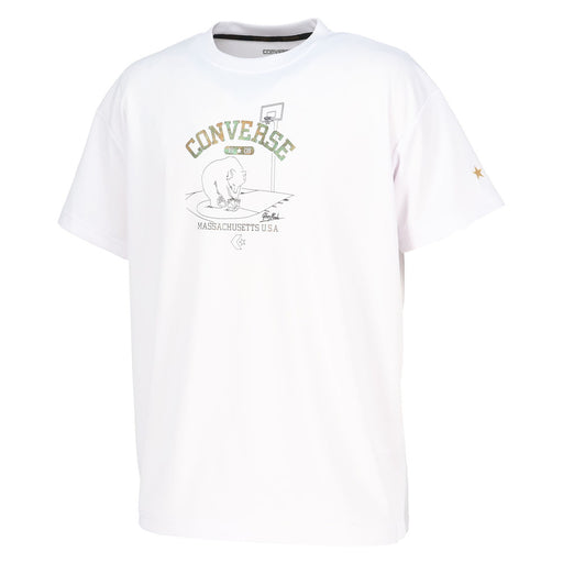【ネコポス送料無料】コンバースCONVERSEバスケットボールメンズレディースTシャツゴールドシリーズプリントTシャツ半袖CBG261354