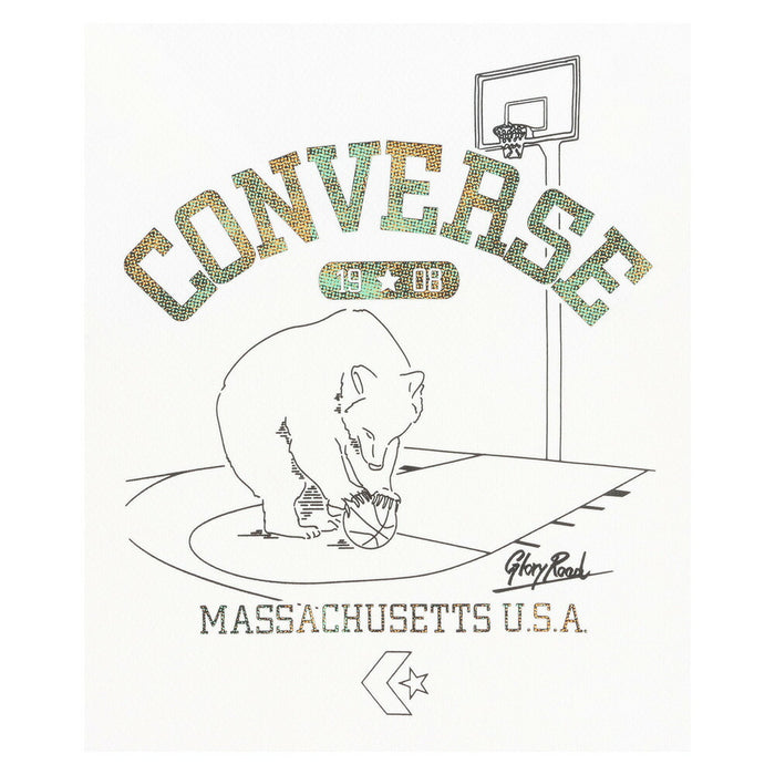 【ネコポス送料無料】コンバースCONVERSEバスケットボールメンズレディースTシャツゴールドシリーズプリントTシャツ半袖CBG261354