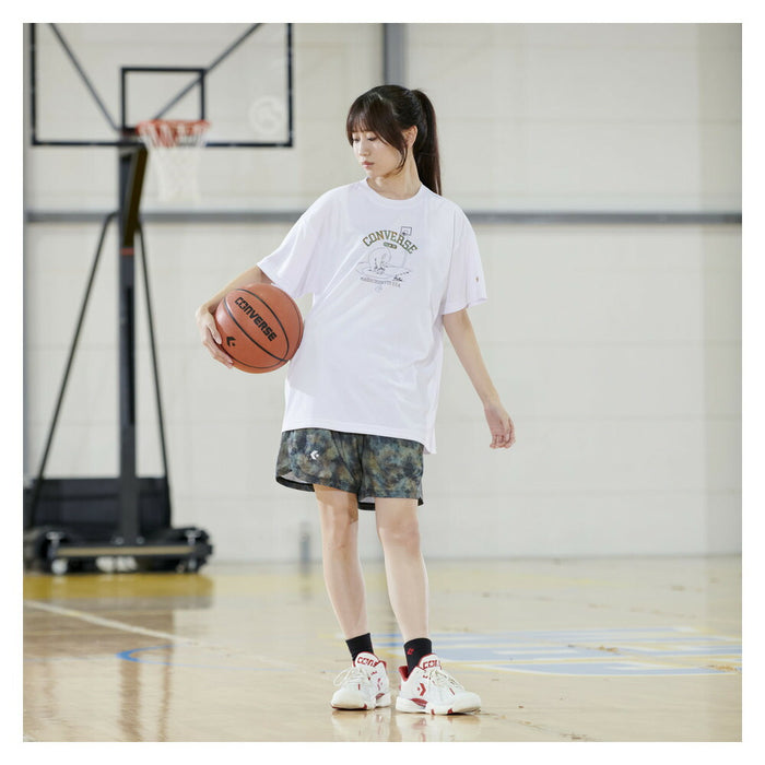 【ネコポス送料無料】コンバースCONVERSEバスケットボールメンズレディースTシャツゴールドシリーズプリントTシャツ半袖CBG261354