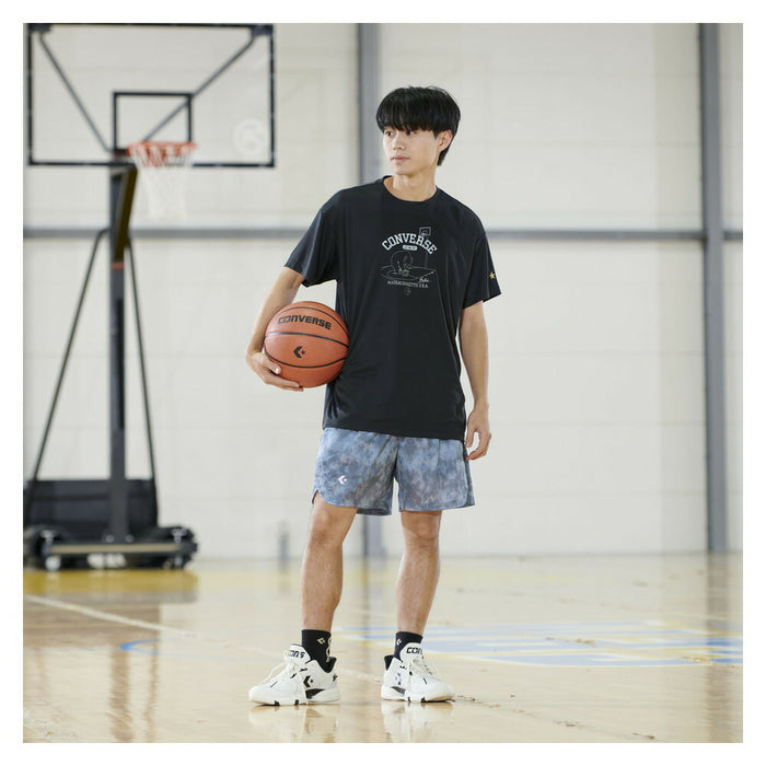 【ネコポス送料無料】コンバースCONVERSEバスケットボールメンズレディースTシャツゴールドシリーズプリントTシャツ半袖CBG261354