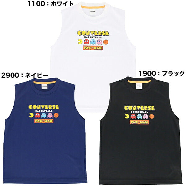 【ネコポス送料無料】コンバースCONVERSEJr.プリントノースリーブシャツバスケットボールジュニアシャツCBS461362