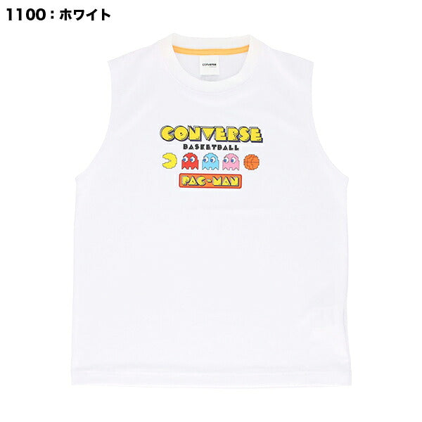 【ネコポス送料無料】コンバースCONVERSEJr.プリントノースリーブシャツバスケットボールジュニアシャツCBS461362