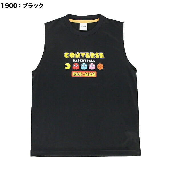 【ネコポス送料無料】コンバースCONVERSEJr.プリントノースリーブシャツバスケットボールジュニアシャツCBS461362