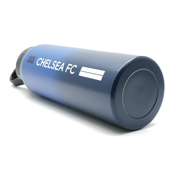 チェルシーオフィシャルアルミドリンクボトル750mlCHE_ALM_DRNKBT_STサッカーストロー付きウォーターボトル水筒サポーターグッズブルー