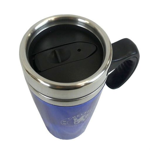 チェルシーハンドルトラベルマグ450mlCHE-H-TRAVEL-MUGサッカーステンレスサポーターグッズプレゼントブルー
