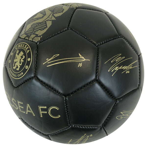 【ショップ限定エントリーでさらに+9倍】チェルシーオフィシャル1号球選手サイン入りGLDCHE_SKIL_SIGN_GLD_PHサッカーサインボールサポーターグッズブラック