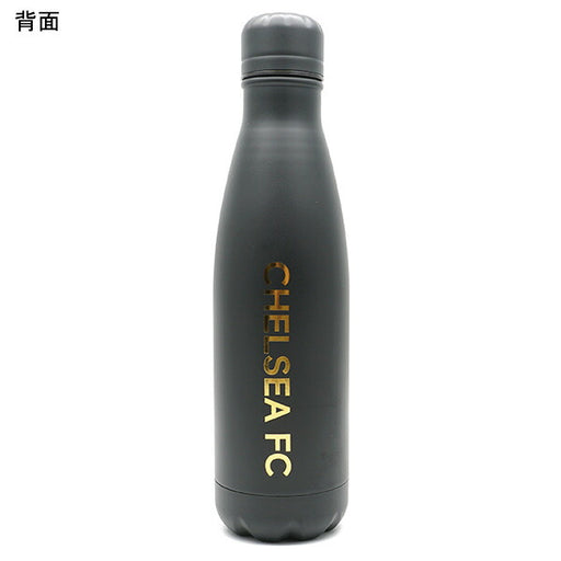 チェルシーオフィシャルサーマルボトル500mlCHE_THERMAL_FLASK_PHサッカーステンレススチールウォーターボトルサポーターグッズブラック