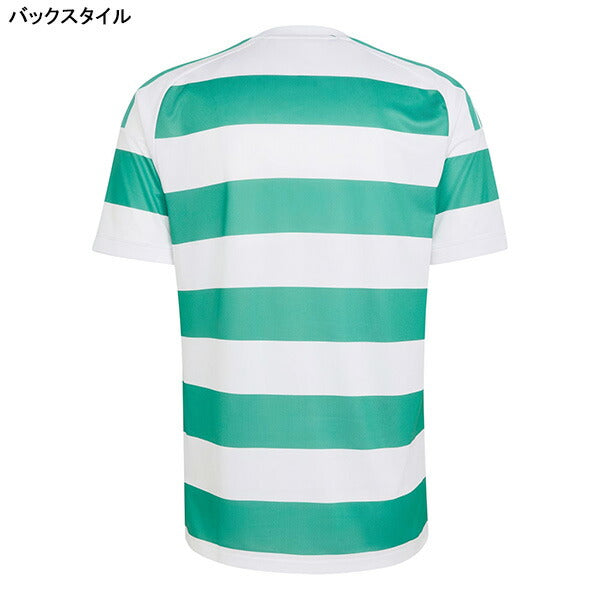 セルティックCEL2026-07レプリカホームユニフォーム半袖CK418-JZ4755サッカーホワイトグリーンアディダスadidas