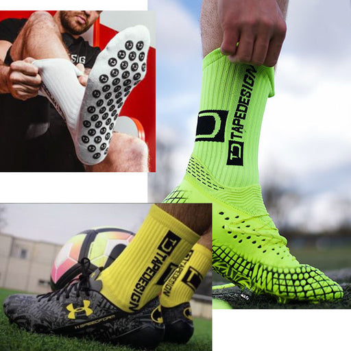 テープデザインTAPEDESIGNクラシックショートサッカーストッキンググリップソックスフットサルショートソックス滑り止め