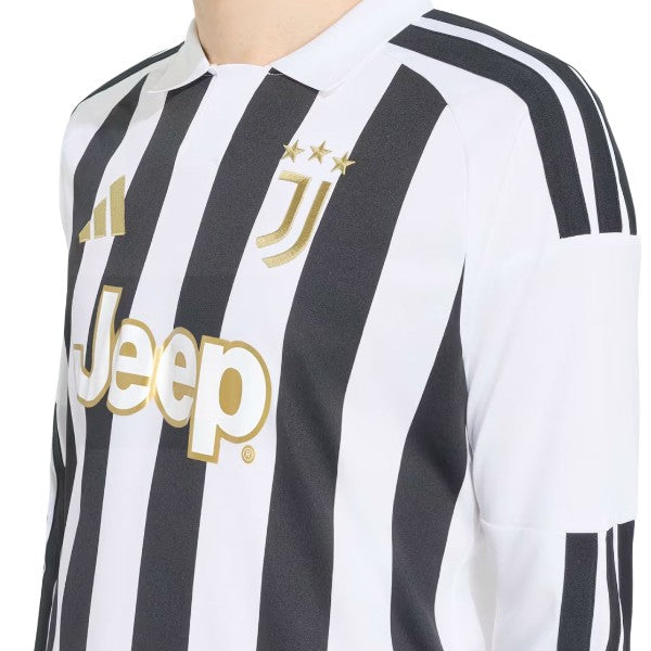 ユベントスJUV2026-07レプリカホームユニフォーム長袖CN696-KC1316サッカーホワイトブラックアディダスadidas