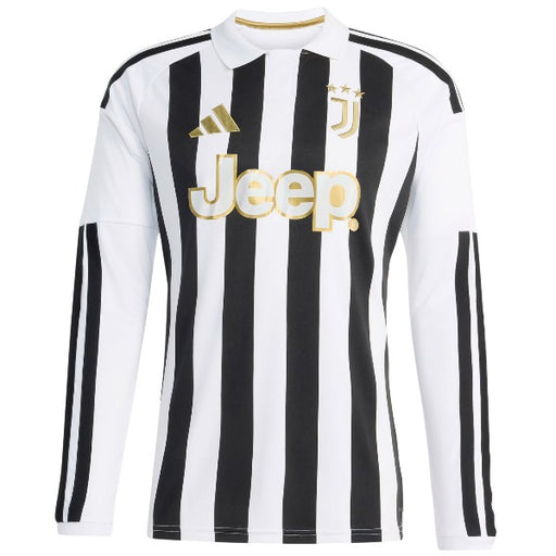 ユベントスJUV2026-07レプリカホームユニフォーム長袖CN696-KC1316サッカーホワイトブラックアディダスadidas