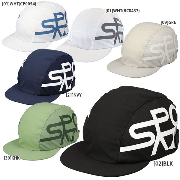 【ショップ限定エントリーでさらに+9倍】【ネコポス送料無料】スパッツィオSpazioJr.ロゴキャップCP-0054サッカーフットサル帽子接触冷感給水速乾UVケア熱中症予防子供用