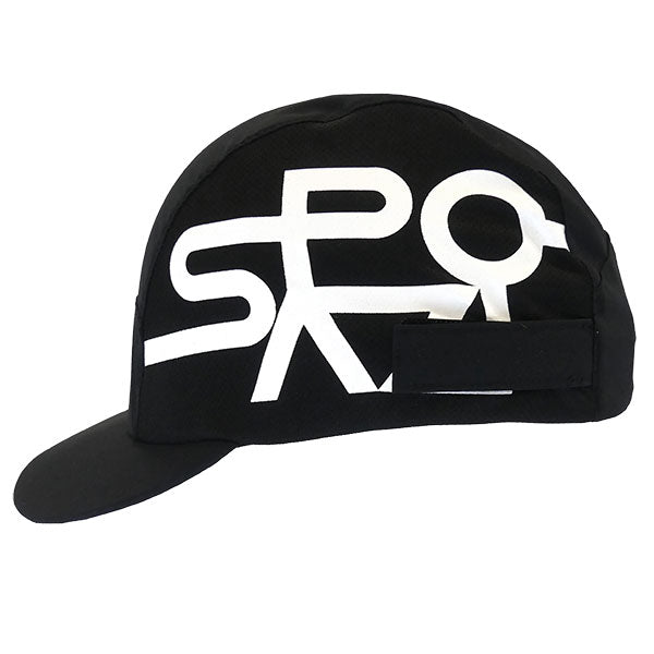 【ネコポス送料無料】スパッツィオSpazioJr.ロゴキャップCP-0054サッカーフットサル帽子接触冷感給水速乾UVケア熱中症予防子供用