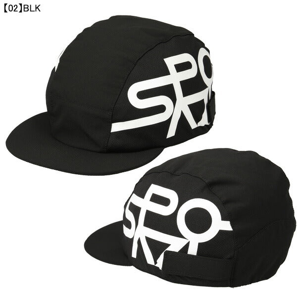 【ネコポス送料無料】スパッツィオSpazioJr.ロゴキャップCP-0054サッカーフットサル帽子接触冷感給水速乾UVケア熱中症予防子供用