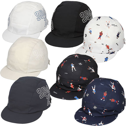 【ネコポス対応可】スパッツィオspazioジュニアキャップロゴキャップ総柄キャップCP0055CP0056サッカーフットサル帽子接触冷感吸水速乾