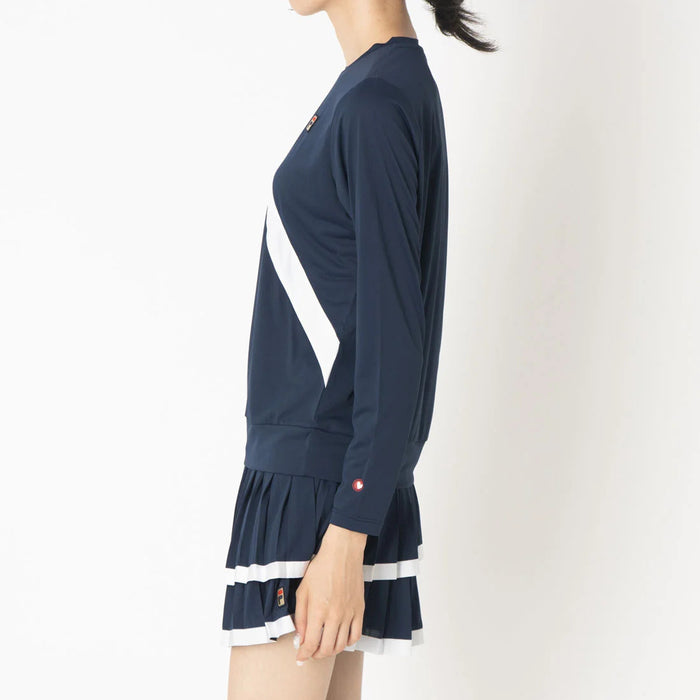 フィラFILAテニスウェア長袖TシャツロングTシャツロングスリーブシャツレディース大人練習着トップス部活動ラケットスポーツ日差し屋外CZ6FGW008