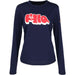 フィラFILAテニスウェア長袖Tシャツレディース大人LongSleeveGraphicT-shirtロングスリーブグラフィックティーシャツロゴストレッチCZ6FGW025