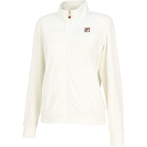 フィラFILAテニスウェアジャケットレディース大人TrackJacketトラックジャケットベロアジャカードストライプストレッチビエラベアCZ6FGW028