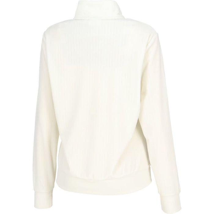 フィラFILAテニスウェアジャケットレディース大人TrackJacketトラックジャケットベロアジャカードストライプストレッチビエラベアCZ6FGW028