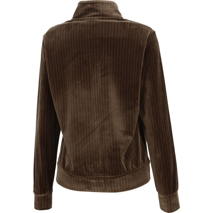 フィラFILAテニスウェアジャケットレディース大人TrackJacketトラックジャケットベロアジャカードストライプストレッチビエラベアCZ6FGW028